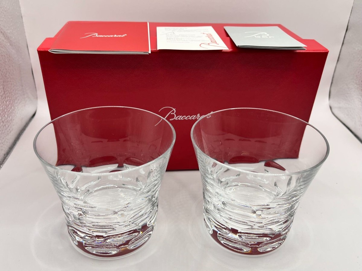 Baccarat Glass - Crystal Rock Clear Glass Cup 2PCS/SET 2017 3.3in 