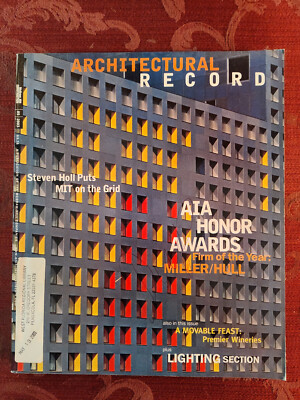 ARCHITECTURAL RECORD May 2003 Simmons Hall Oxbow School Telenor Headquarters