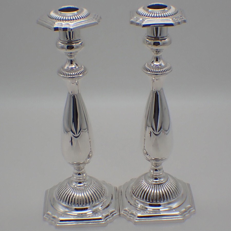 Candlesticks Pair Fisher Sterling Silver Weighted | eBay