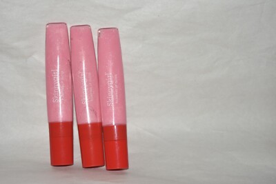 3x SkinnyGirl Plumping tinted Lip Gloss - Plumping Pink Sorbet