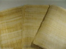 Blank Egyptian Papyrus Sheets for Art Projects and Schools 8x12 or 13x17 inches