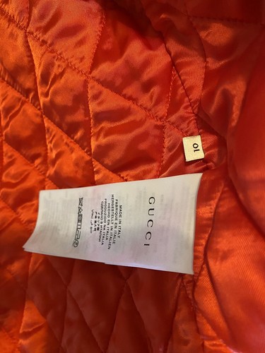 Gucci Green Wool Varsity Youth Jacket Size 10 Unisex Youth -Originally $3000!!! - Picture 6 of 13