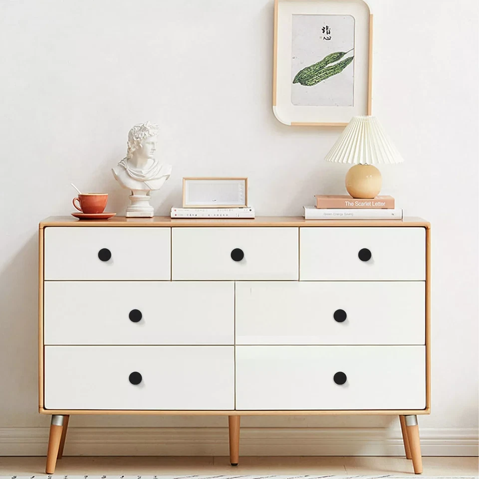 1/6/12pcs Zinc Alloy Door Knobs Cabinet Handles for Cupboard Drawer Kitchen - Image 4 of 4