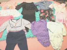 Newborn  0-3 Months baby girl lot of 12, Carter's, Jumping Beans, old navy tutu