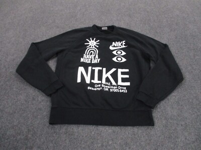 Nike Sweatshirt Adult M Black Have A Day Graphic Athletic DQ4169