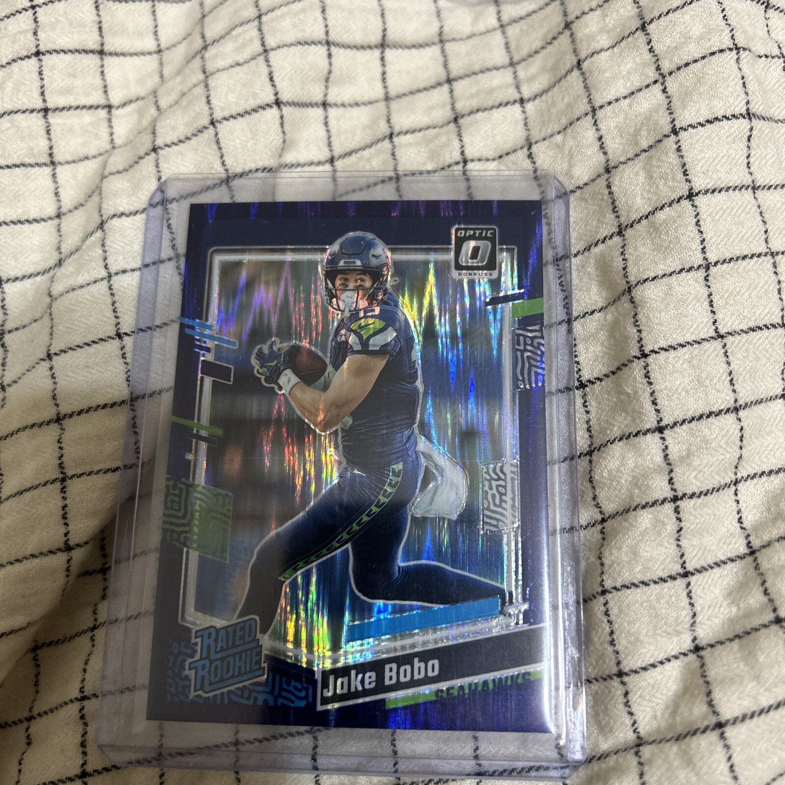 2023 Panini Donruss Optic - Rated Rookie Aqua Prizm #288 Jake Bobo /299 (RC)