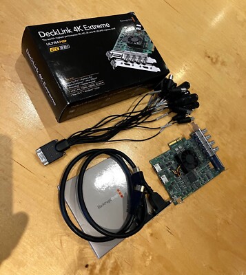 Blackmagic Decklink 4K Extreme - SDI, HDMI, Analog