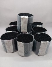 Latch Hook Rug Pre-cut Wool Yarn 2.5 Inch Black Unbranded Lot Of 11