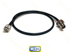 LMR240 TNC MALE to TNC FEMALE BULKHEAD Coaxial RF Pigtail Cable 10 to 50 feet US