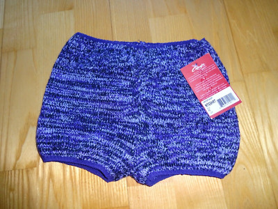 CAPEZIO Warm UP Shorts Strick Hipster ''NTIGER'' violett lila meliert Gr. M/L NEU