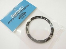 NEW BLACK LARGE BEZEL INSERT 38MM LARGE DIVERS SKX007 /6309-7040 /7002-7001