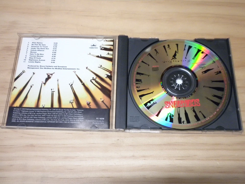 Scorpions - Face The Heat - Mercury Polygram 1993 CD — 第 2/3 张图片