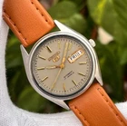 Vintage Seiko 5 Soft Golden Skin Dial Automatic Japan Made Men Watch 6309-6240