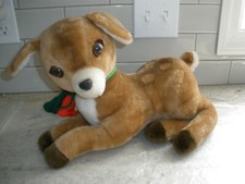 Vintage 1977 Dakin Deer Plush Stuffed Animal 14" L x 10" T P19 