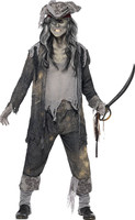 Smiffy's Adult Men's Ghost Ship Ghoul Costume, Coat, Trousers And Hat, Ghost Shi Smiffy's Adult Men's Ghost Ship Ghoul Costume, Coat, Trousers And Hat, Ghost Shi