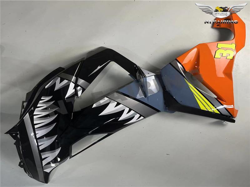 MS Injection Orange Gray Fairing Kit Fit for Kawasaki Ninja