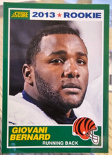 2013 Score Giovani Bernard RC #13 Cincinnati Bengals