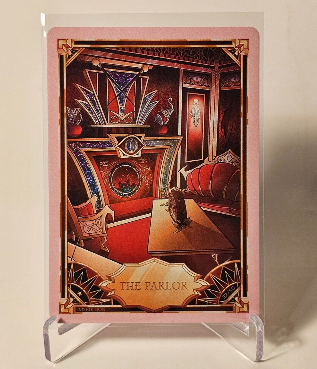 Hazbin Hotel Trading Card - THE PARLOR 32/50 PINK FOIL - 2nd