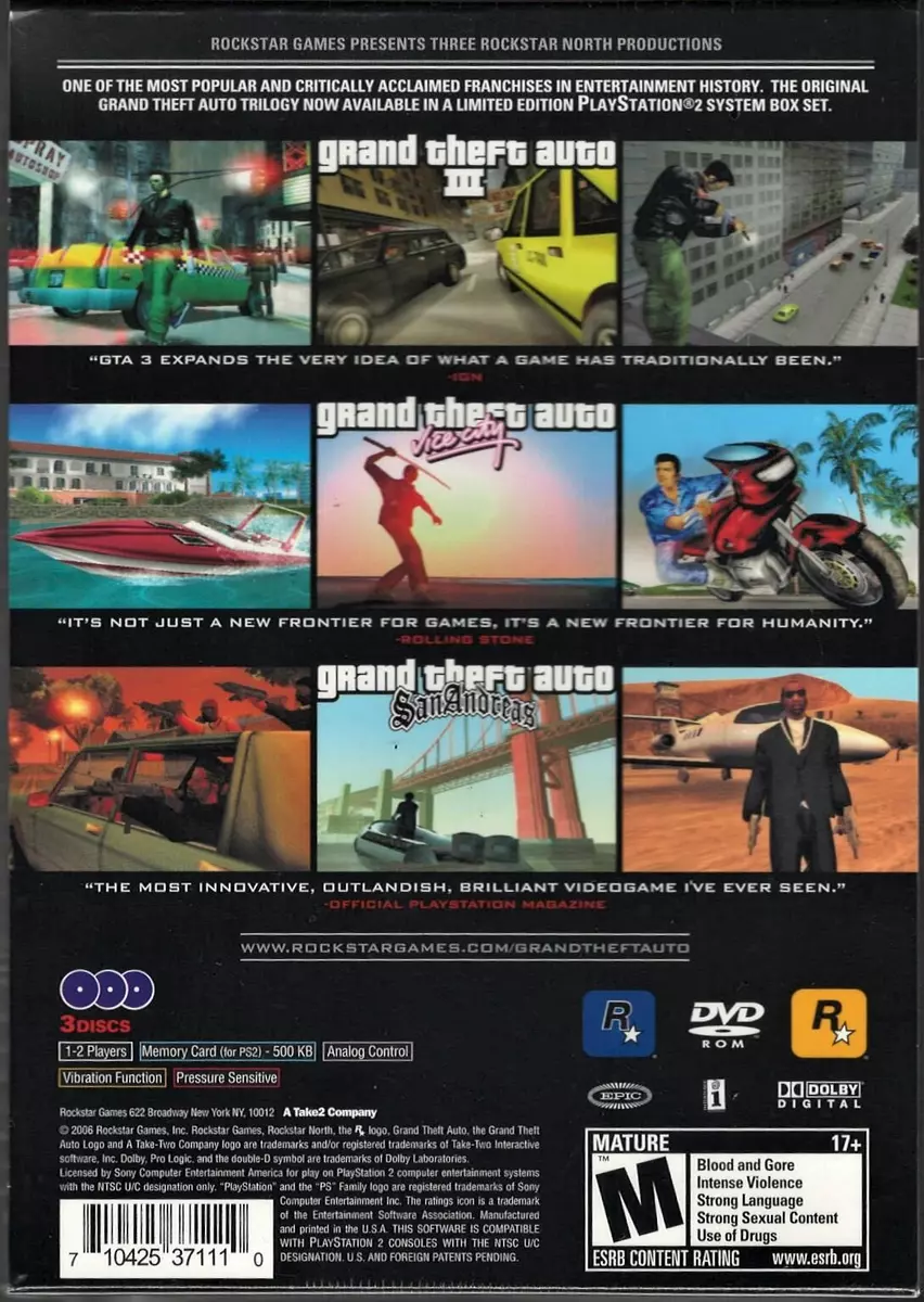 All PS2 GTA Games Are Now Playable on PS Vita