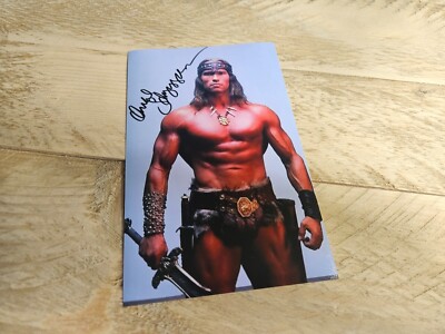 ARNOLD SCHWARZENEGGER Repro-Autogramm -ca. 10x16 - (648)