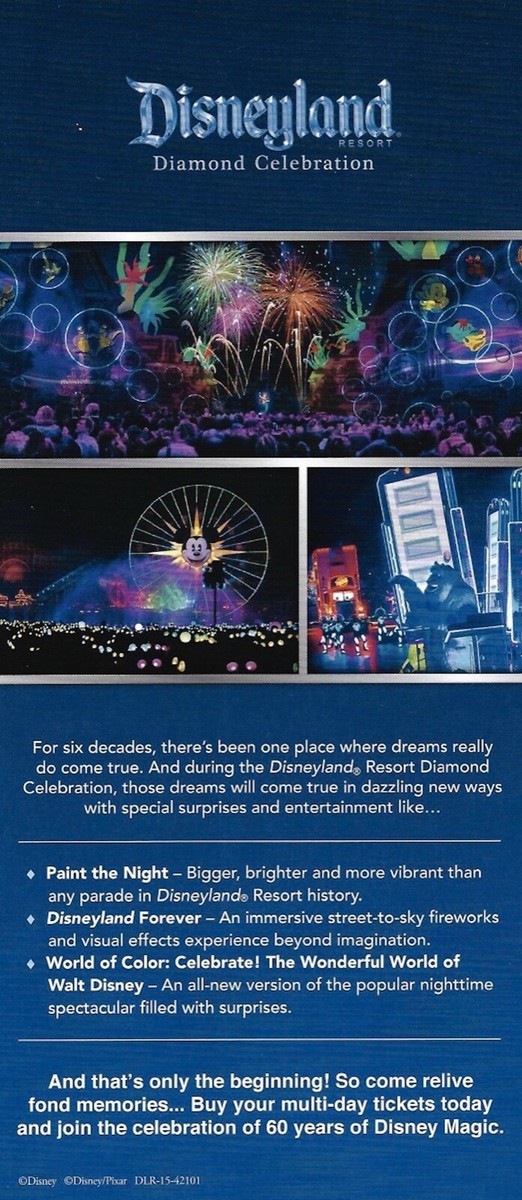 その他 Disneyland 60th Diamond Celebration Disneyland 60th Anniversary Diamond Celebration