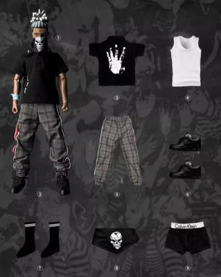 XXXTENTACION Rap “SAD” 12 Inch Action Figure Set 1/6 action W | eBay