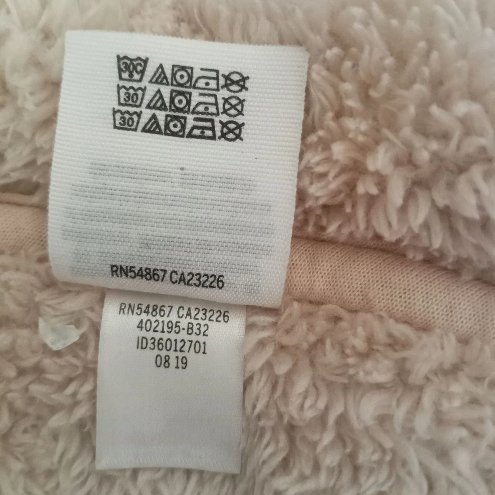 UNDERCOVER Victoria's Secret ROSA Teddy Pullover Felpa con Cappuccio Accogliente Sherpa Tan Nero 1 2 Zip VS S