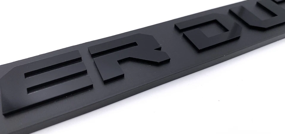 Marco de matrícula negro mate con logotipo emblema Ford F-250 F-350 Super Duty Foto 3 de 4