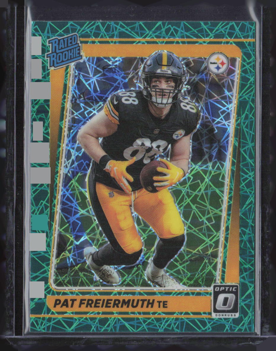 2021 Donruss Optic #232 Pat Freiermuth Green Velocity Rated Rookie