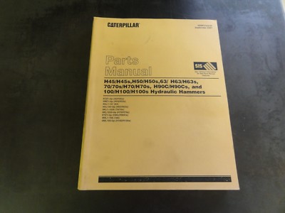 Caterpillar CAT H45 H45s H50 H50s 63 H63 H63s 70 70s Parts Manual   SEBP3123-04
