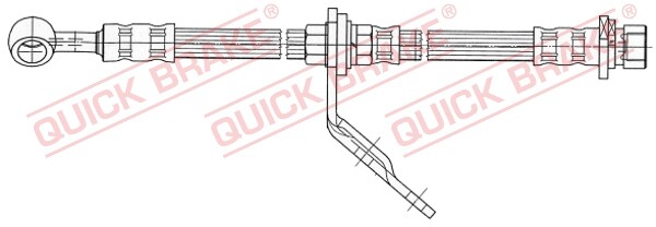 Quick Brake 59.923 Bremsschlauch 448 Mm FüR Honda-image