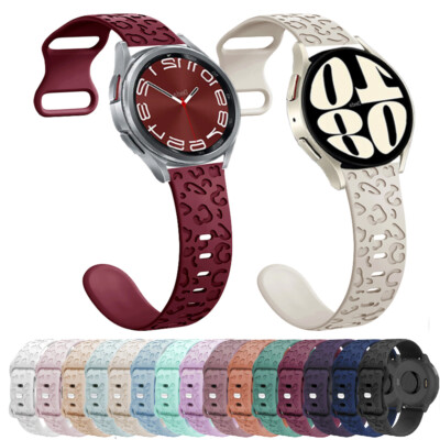 20 22mm Sports Silicone Strap Band for Samsung Galaxy Watch 6 5 4 3 40mm 44 46mm