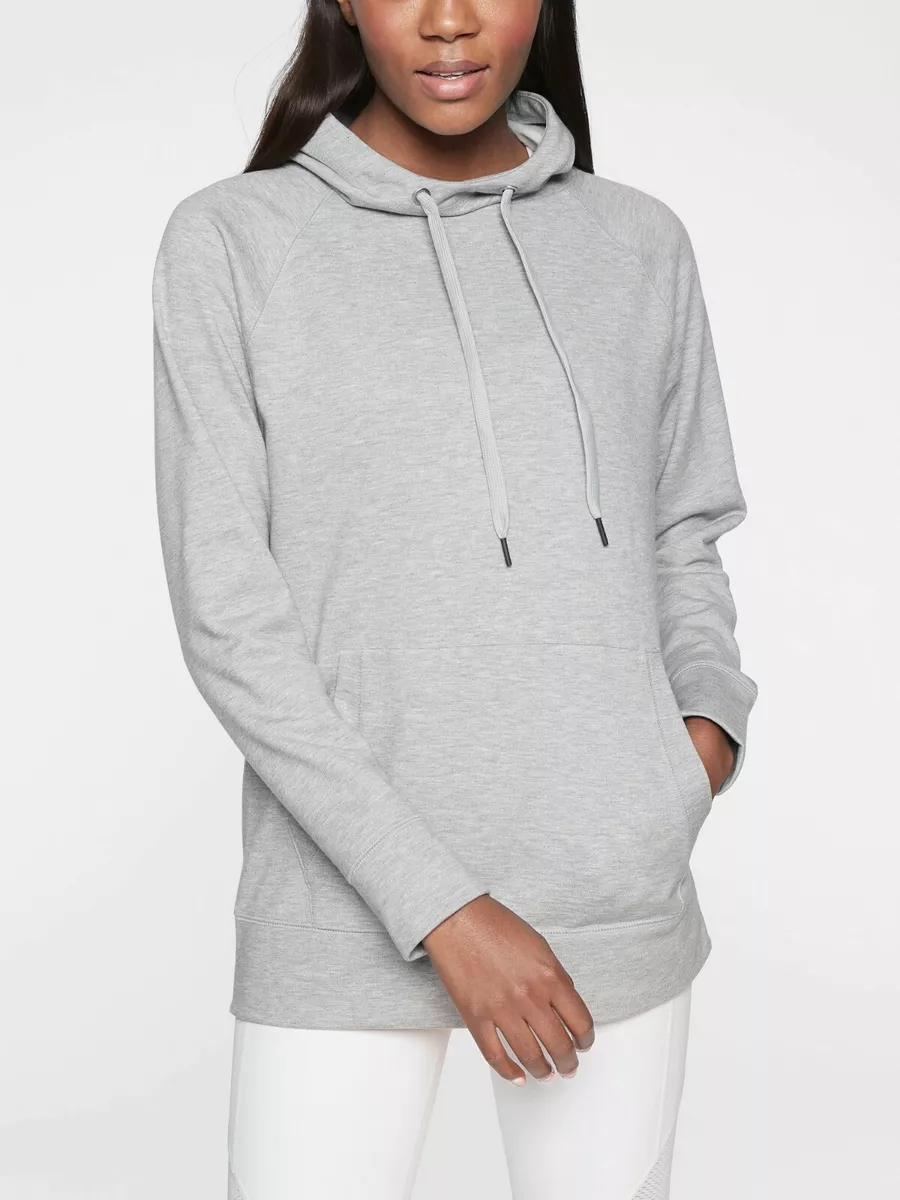 NWT Athleta Incline Hoodie, Grey Heather SIZE S #404773 N0813 | eBay