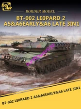 Border BT-002 German Main Battle Tank Leopard 2 A5/A6 EARLY LATE 3IN1 Model Kit
