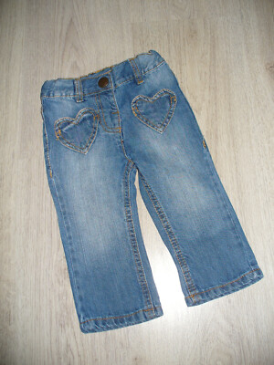 Jeans Hose Jeggings Größe 74 Mädchen von Topomini