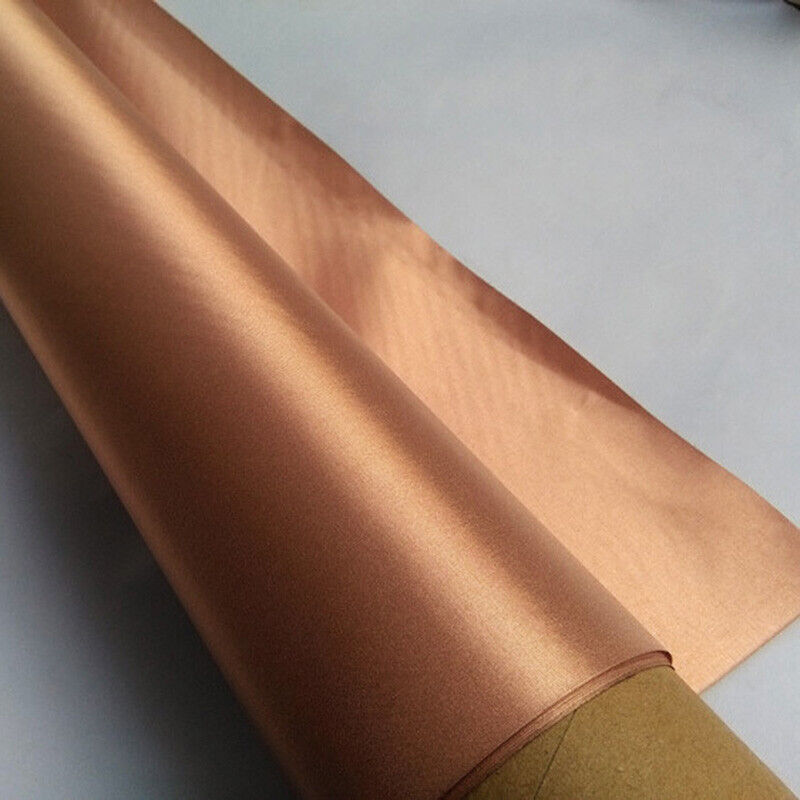 EMF Protection Copper Fabric RFID Signal Block RadiationProof Wifi EMI EMP  Cloth
