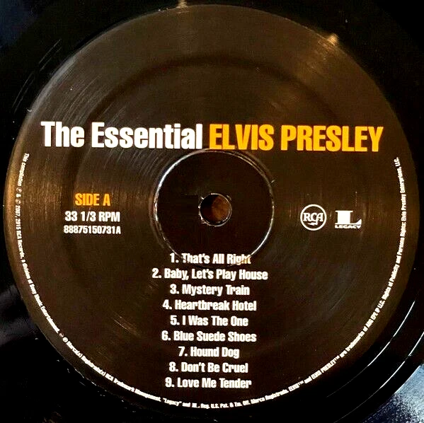 ELVIS PRESLEY - THE ESSENTIAL ELVIS PRESLEY - 2 LP VINYL NEW ALBUM