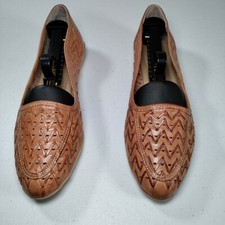 truffles collection ballet flats women's size 10M leather upper made in Brazil