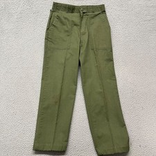 Vintage US Military Trousers Mens 32x31 29 Green Utility OG 507 80's Pants