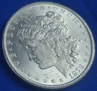 USA Morgan Dollar 1878-CC AU Condition