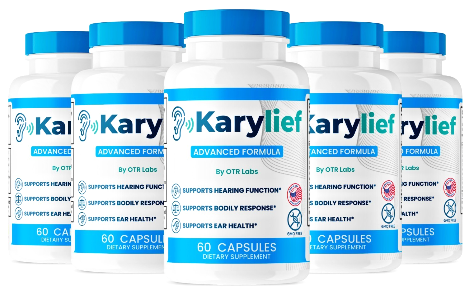 Karylief Official, Advanced Formula Ear Health Support Supplement Tinnitus 300ct