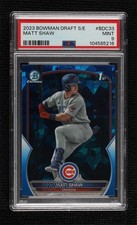 2023 Bowman Chrome Draft Sapphire Edition Matt Shaw #BDC-33 PSA 9 MINT 02le