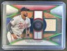 2025 Topps Tribute Carlos Correa Triple Jersey Bat Green #/99 Twins