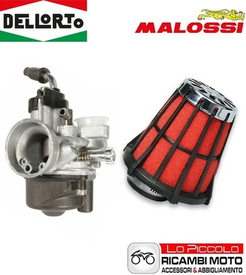 Carburateur Dell'Orto PHVA 17,5 + Filtre Malossi Gilera Typhoon X 50 Runner SP - Photo 1/4