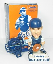 RARE NY Mets PAUL LO DUCA Bobblehead Figurine Gold's Horseradish 75 Years Promo