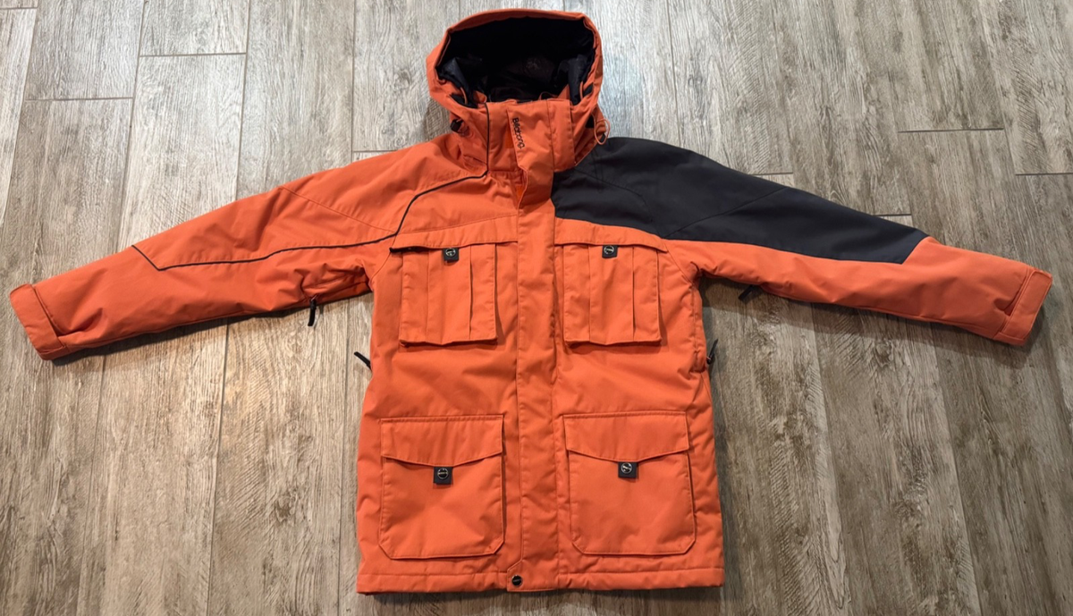 スノーボード 90s BILABONG /SKI Anorak Parka Set NOW SPORT Retro Ski Snowboard Anorak Jacket Red Yellow Blue