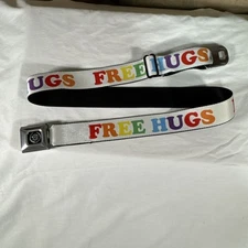 Buckle-Down Seatbelt Belt  Fits 28"-48" Cadillac Emblem (free Hugs )￼￼
