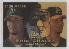 1999 Flair Showcase Row 1 1130/1500 Eric Chavez #33 00am