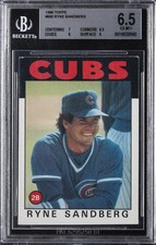 1986 TOPPS #690 RYNE SANDBERG BGS 6.5