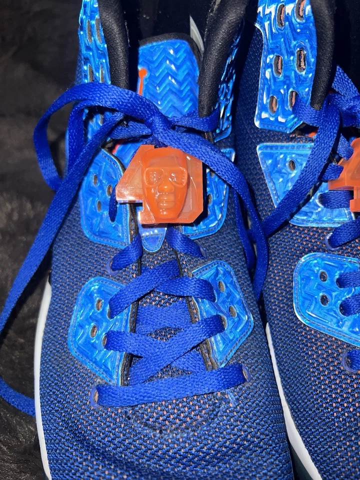 Zapatillas Nike Air Jordan Spike Forty Pe Para Hombre Talla 12 Azul Corbata Parte Superior Alta 807541-405 Foto 3 de 4